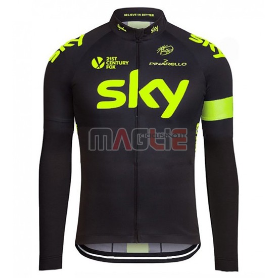 Maglia Sky manica lunga 2016 verde e nero - Clicca l'immagine per chiudere